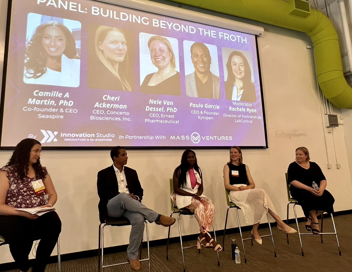 Our very own @rachele_ryan is moderating this afternoon’s panel of life science founders and leaders discussing their journeys through fundraising and launching a startup!