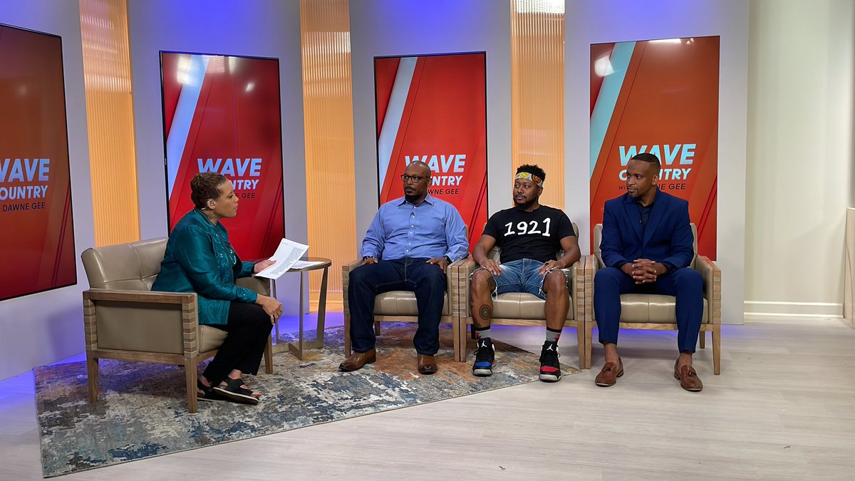 We are LIVE on <a href="/DawneGeeWAVE3/">Dawne Gee</a>’s show this afternoon at <a href="/wave3news/">WAVE</a> with our partner, <a href="/MMHPlou/">Minority Mental Health Project</a>, promoting their work &amp; our Black L.O.V.E. Philanthropic Partnership.
