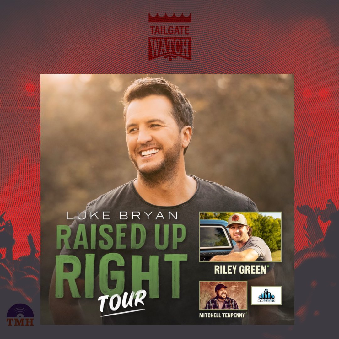 MorningHangover's tweet photo. #TailgateWatch keep up with @morninghangover on InstaStory all weekend long as we’ll be brining ya some BTS of @lukebryan #RaisedUpRightTour with special guests @RileyGreenMusic and @m10penny
#LukeBryan #CountryMusic #LiveMusic #CountryConcerts #concerts #CountryOn https://t.co/MHDfBEwltF