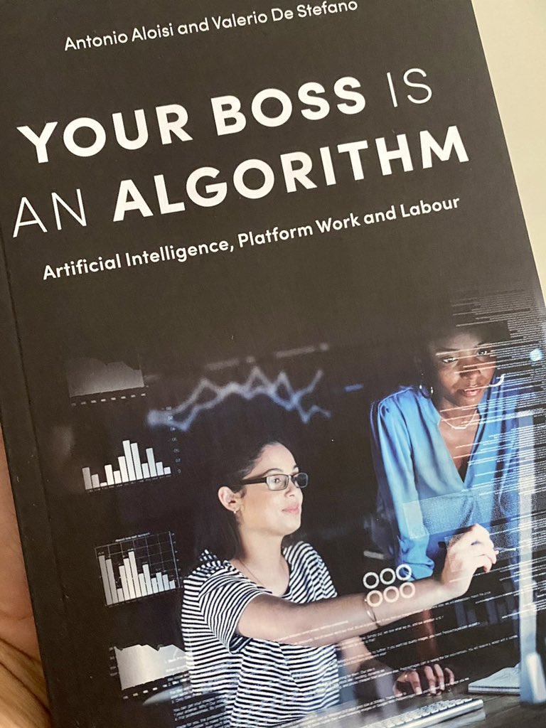 arzakkhan's tweet photo. Arrived today! What effect do #robots, #algorithms, and online #platforms have on the world of work? Book by @_aloisi and @valeriodeste has the answers to modern challenges of #ArtificialIntelligence and #Algorithms https://t.co/FTsSBxdnwD