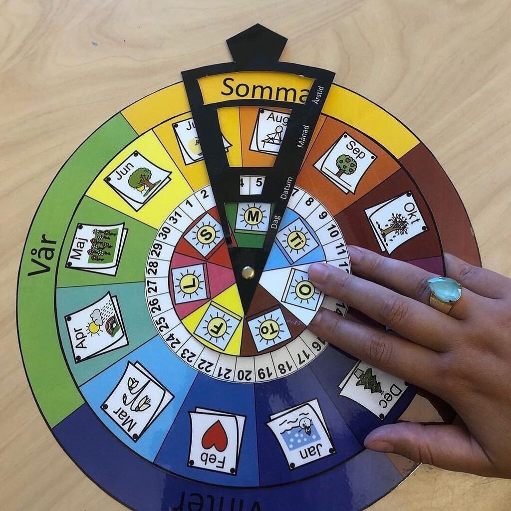 Widgit_Software's tweet photo. Spinning visual calendar by @logopediskan 🙂
#widgit #teachersuk #teachersofinstagram #teachersfollowteachers #teachersofinstagram #nqts #spedtribe #spedteacher #classroomideas #teachersideas
#widgitsymboler #bildstöd #instateacher #instateachers https://t.co/KKMbedveUZ https://t.co/Tqi87paB4T