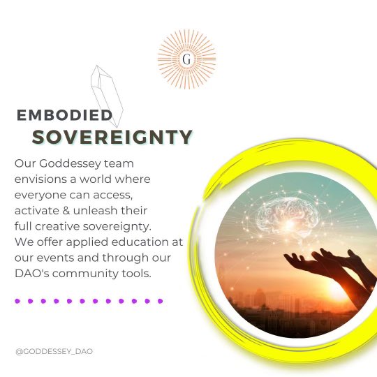 Goddessey_DAO's tweet photo. #Sovereignty is the sweetest F U ❣️Beyond #SelfCare it is true self service inextricably linked to our unique role on this planet? For what purpose did you incarnate? Sovereignty is the means By which we get to LIVE our purpose! What does your sovereignty look like? https://t.co/YZXPkxxiPo