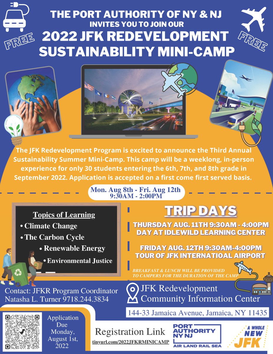 COMTO New York (@comtonewyork) on Twitter photo Our industry friend <a href="/PANYNJ/">Port Authority of NY & NJ</a> is hosting a Sustainability Mini Camp in August. Check them out here --> shorturl.at/FPRV4 Our industry friend <a href="/PANYNJ/">Port Authority of NY & NJ</a> is hosting a Sustainability Mini Camp in August. Check them out here --> shorturl.at/FPRV4