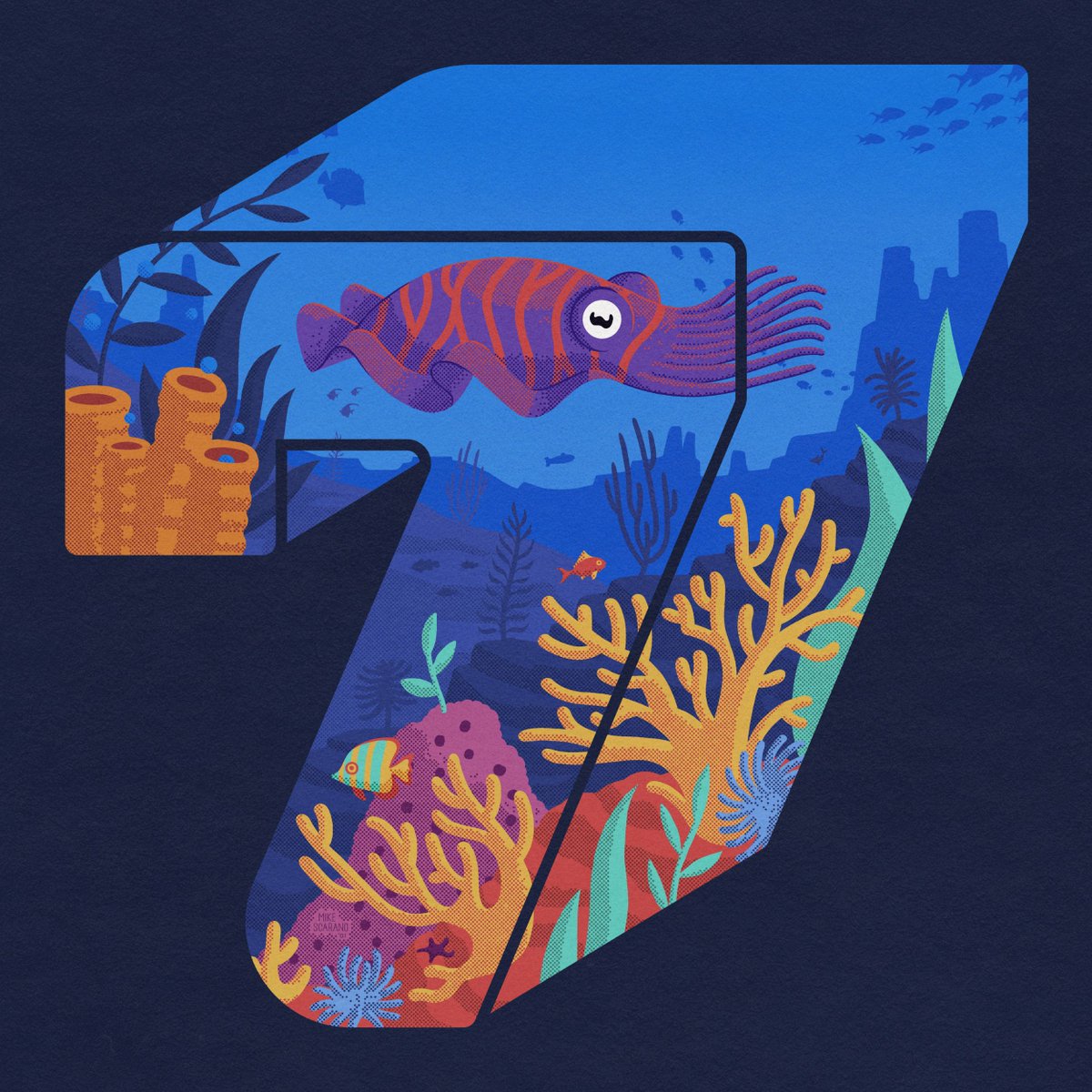 cuttlesoft's tweet photo. After seven years, we are sticking with our beloved cuttlefish โ our new logo represents the intriguing eye of this remarkably intelligent animal. #CheersTo7Years! https://t.co/ZEy1ApAWzv https://t.co/DIvJLi9Swd