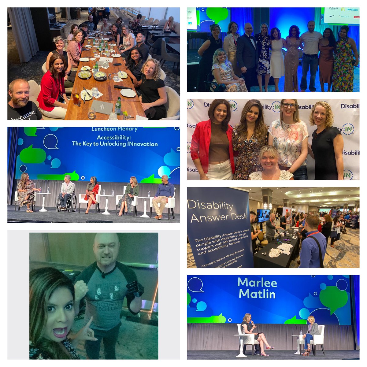 donasarkar's tweet photo. What an incredible week at my first (and definitely not last!) @DisabilityIN conference

I took away a LOT of new things but 3 immediate changes I’ll make are: 

1. Using the term “Success Enablers” instead of Accomodations.  Doesn’t everyone have success enablers? Yes, we do! https://t.co/nRWutNoTys