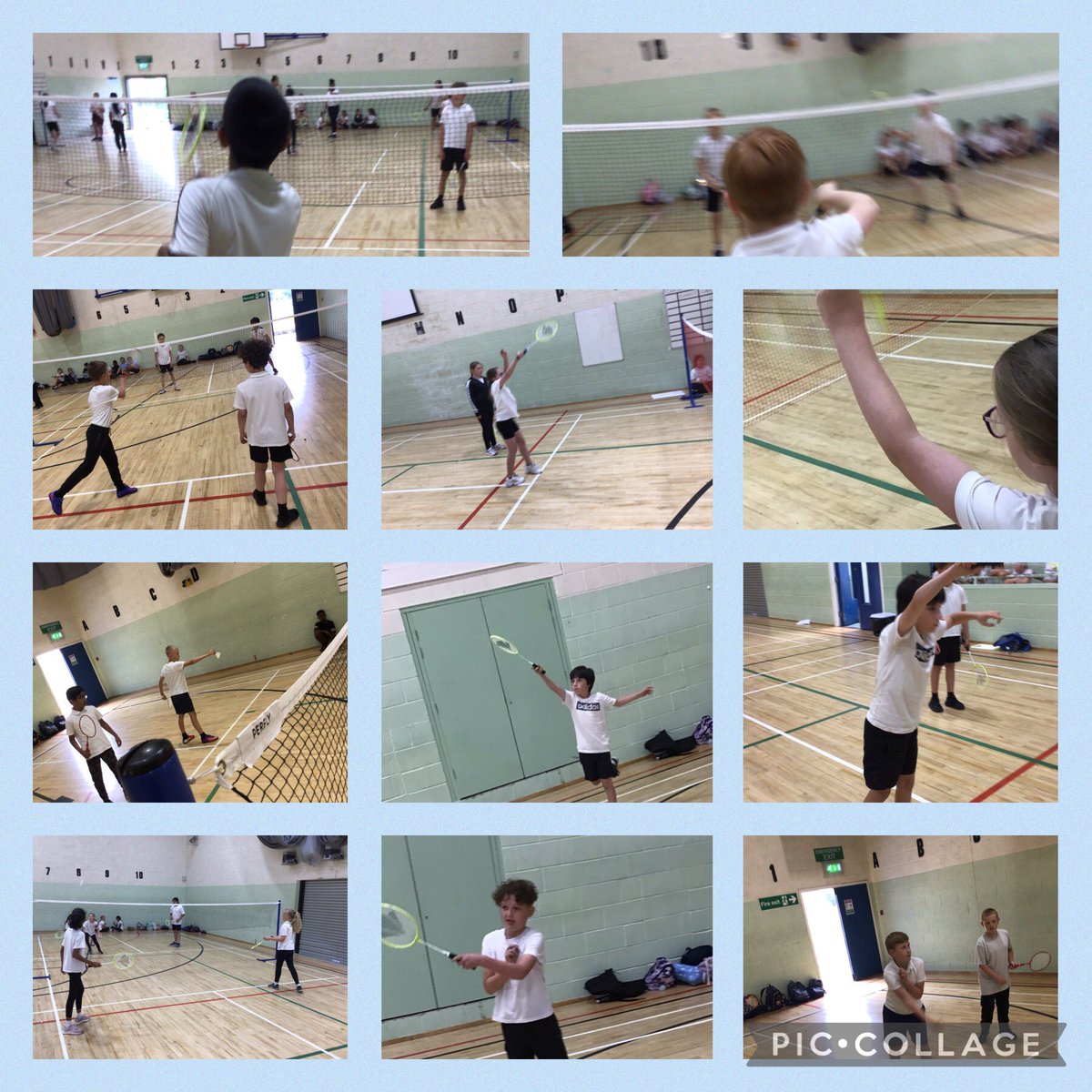 Mr_Connaghan's tweet photo. Year 5 have had a brilliant day today enjoying the sport facilities at @ashtonsixthform We are very grateful for the opportunity for the children to hone their Badminton and Volleyball skills. @Inspire_Ashton @inspire_pe @TrustVictorious @inspire_pe #partnerships #highlevelPE https://t.co/SGTDnrwG0p