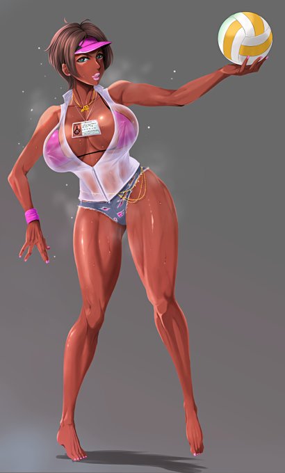 ワイ、スポーツ系黒ギャル超好き 