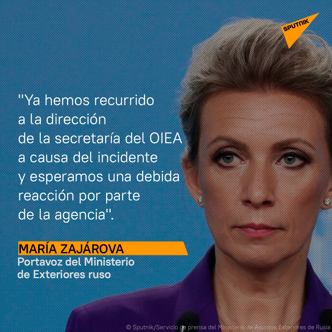 María Zajárova advierte sobre una amenaza de catástrofe nuclear por parte de Kiev

🇷🇺 Rusia denunció ante el Organismo Internacional de Energía Atómica (OIEA) los ataques ucranianos contra la central nuclear de Zaporiyia y espera que la agencia reaccione a esos sucesos.
