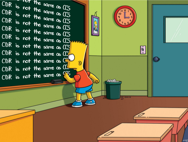 Carbon dioxide removal (CDR) is not the same as carbon  capture and sequestration (CCS), and we need to stop inaccurately conflating the two.

CDR removes atmospheric CO2. Its carbon negative.

CCS (w/fossil fuels) reduces the amount of CO2 emitted. It's at best carbon neutral.