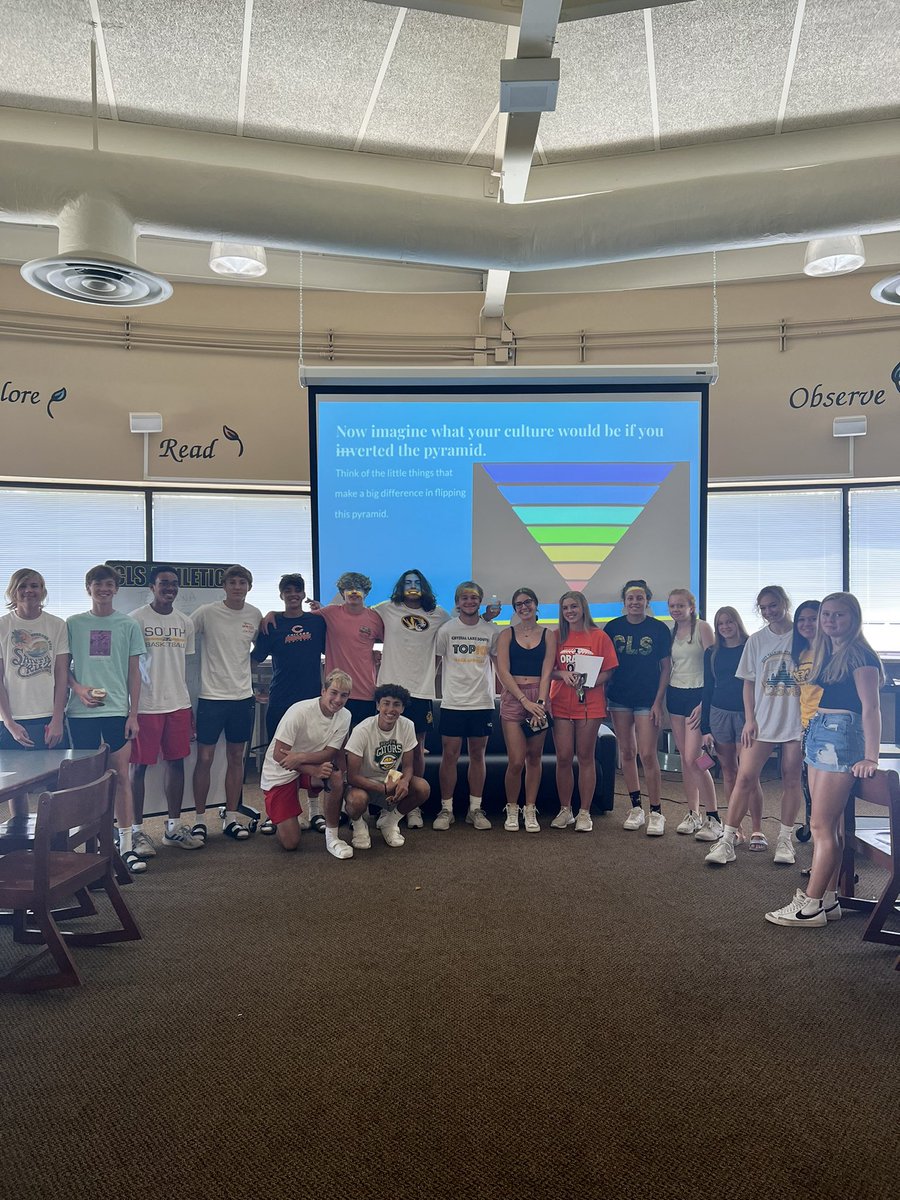 CLsouthathletic's tweet photo. Day 4 of SALT camp we discussed building team culture. This group has been amazing to work with!  See below what they want their team’s DNA to be all about. We talked about ways to flip the hierarchy pyramid to reframe their culture for the team.  Last day tomorrow! https://t.co/DCjNuChhK1