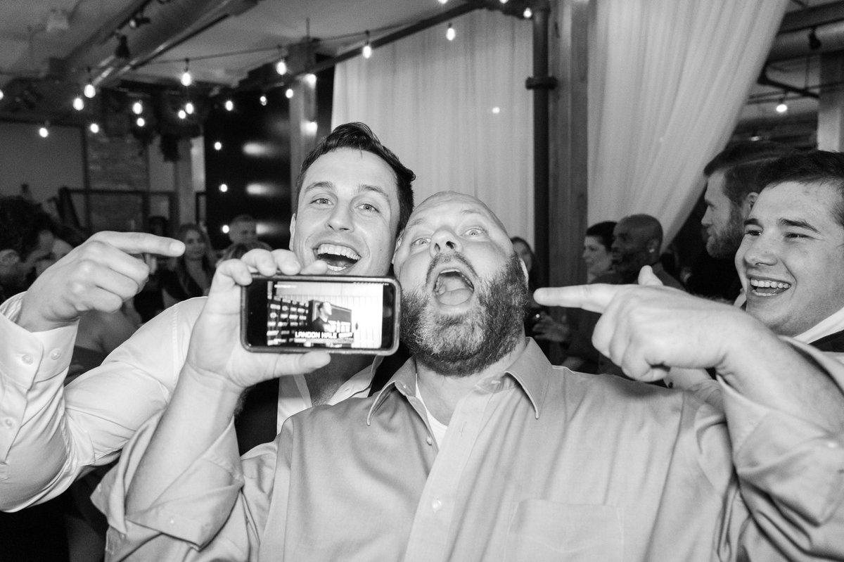 HaleYeah3's tweet photo. #ThrowbackThursday to when wrestlers take on a wedding #BrotherBrother https://t.co/H6K3yJJODL