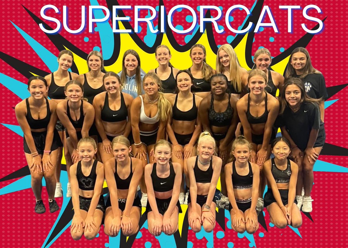 SuperiorCats_CA's tweet photo. SuperiorCats had an amazing week at CA team camp and stunt choreo! Ready to smash season 9! @CA_CharlotteNC ❤️💥💙 #superiorcats #readytosmash #prime9 https://t.co/lbghaDzEVq
