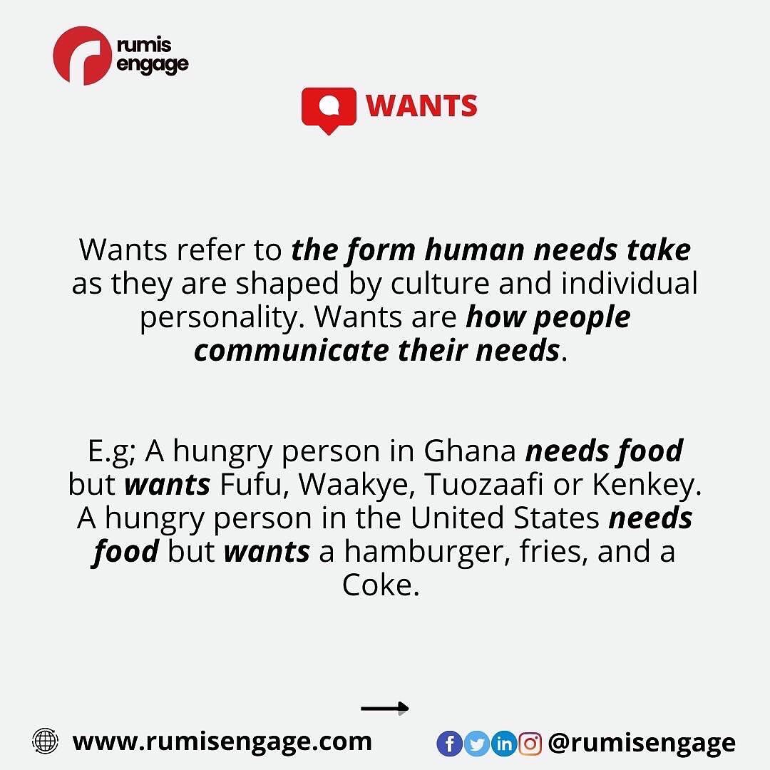 In firms’ quest to understand consumers it is more than crucial to appreciate key customer concepts namely, needs, wants, and demands.

🧵[1/2]

#marketing #consumerneeds #socialmedia #marketingstrategy