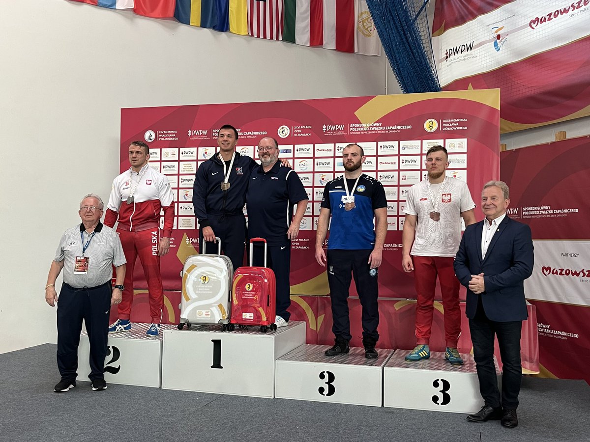 CavalierWRSTL's tweet photo. Congrats to Cavalier Wrestling Club athlete @aiello_jay who will return to Charlottesville w/ a gold medal from the Waclaw Ziolkowski International Open in Poland at 92kg https://t.co/71pdaCpTXH