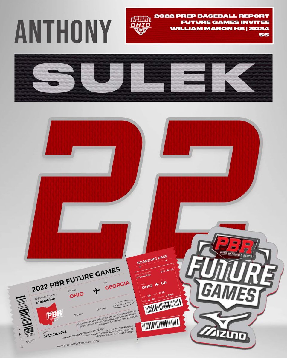 excited to be invited to the 2022 PBR future games event! super thankful for this opportunity.  @cbcmarucci17U <a href="/PrepBaseballOH/">Prep Baseball Ohio</a>