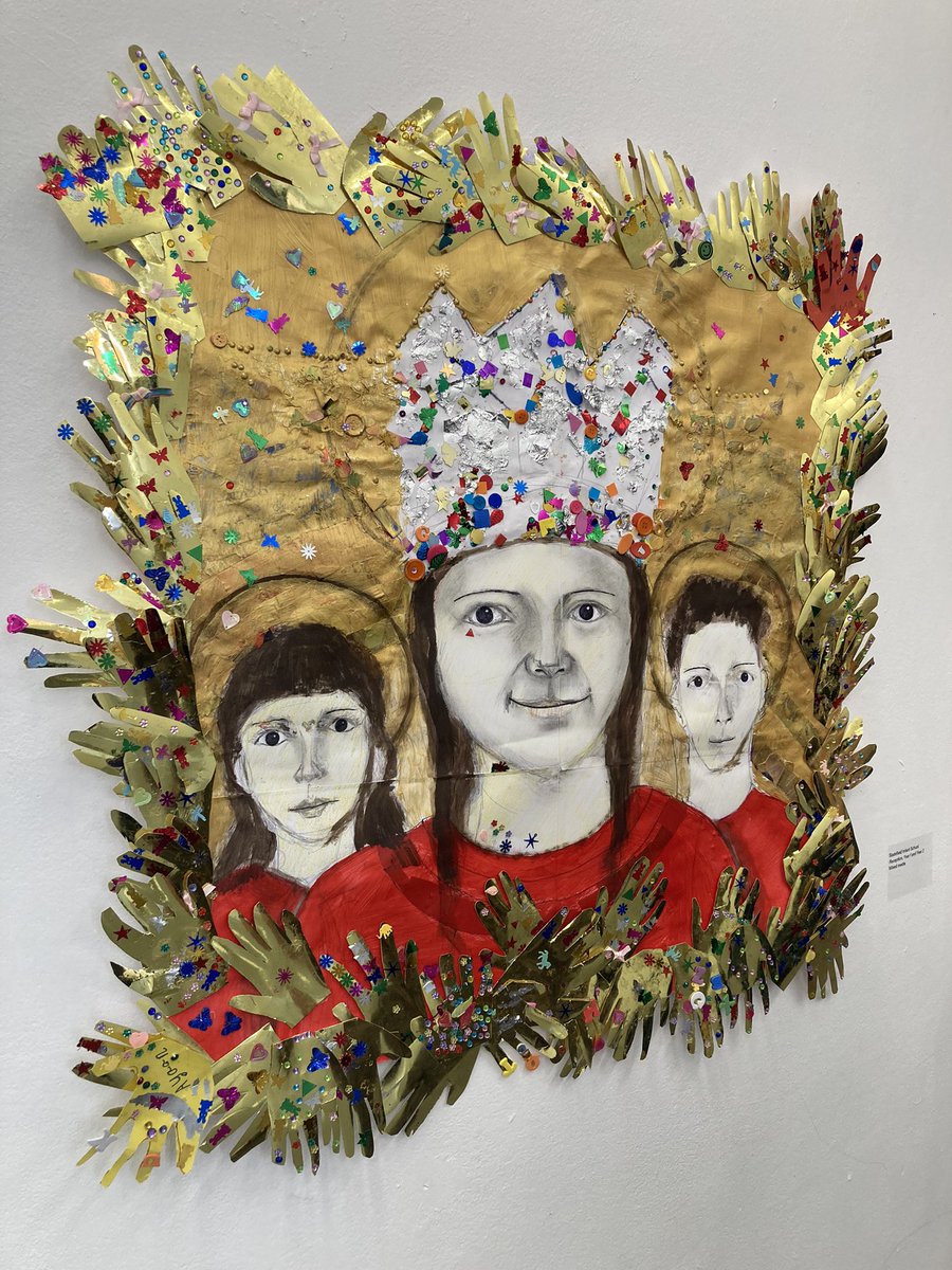 SimonAStephens's tweet image. Great visit to @ikongallery with @MuseumsAssoc #museumsjournal team. Fantastic work by Abdulrazaq Awofeso and artworks made by pupils from Birmingham primary and secondary schools inspired by #hewlocke