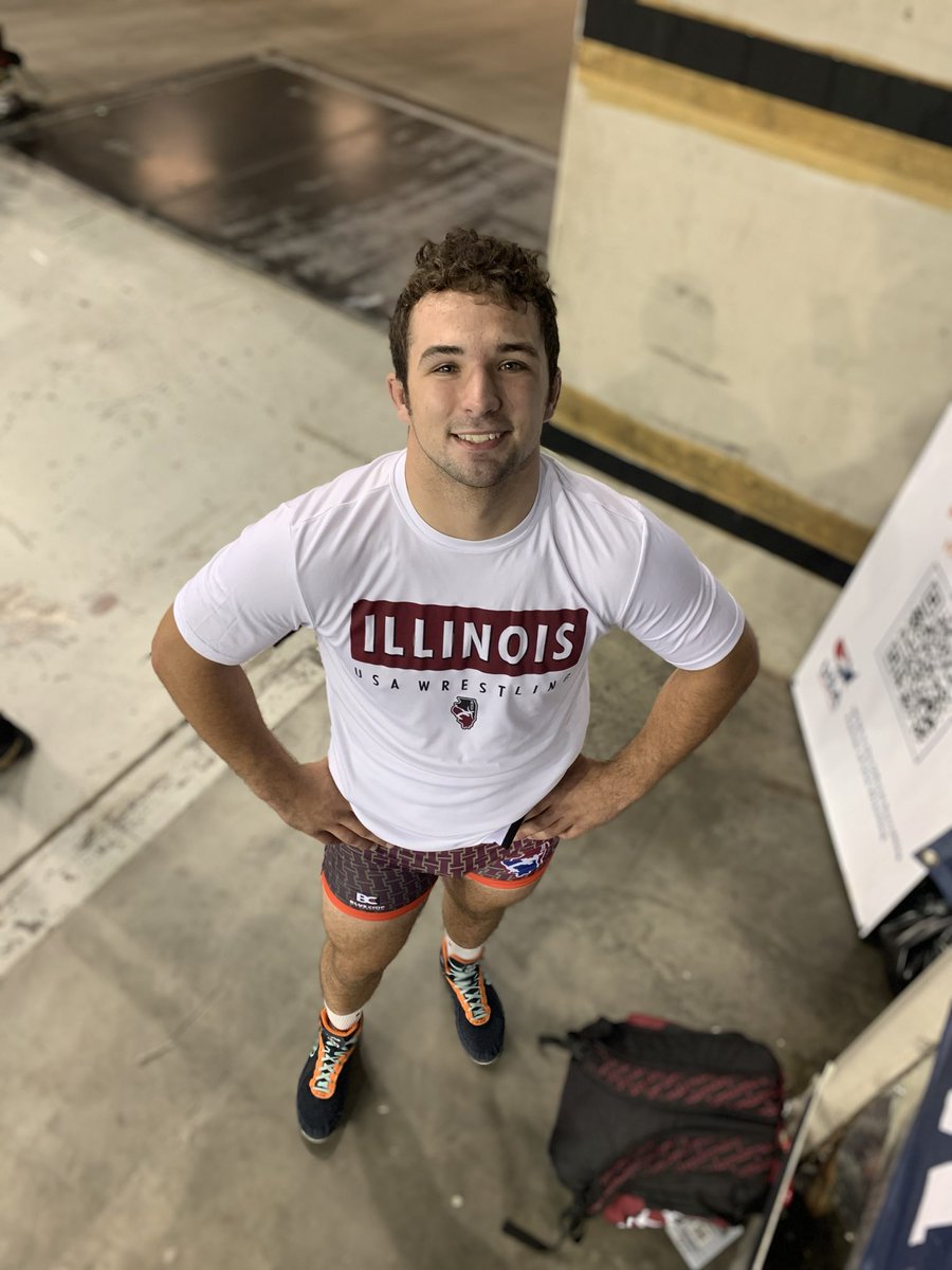 DGN_Wrestling's tweet photo. Ben Bielawski advances to the round of sixteen at Greco nationals. 3-0 on the day! https://t.co/FSfpdI6Rq2