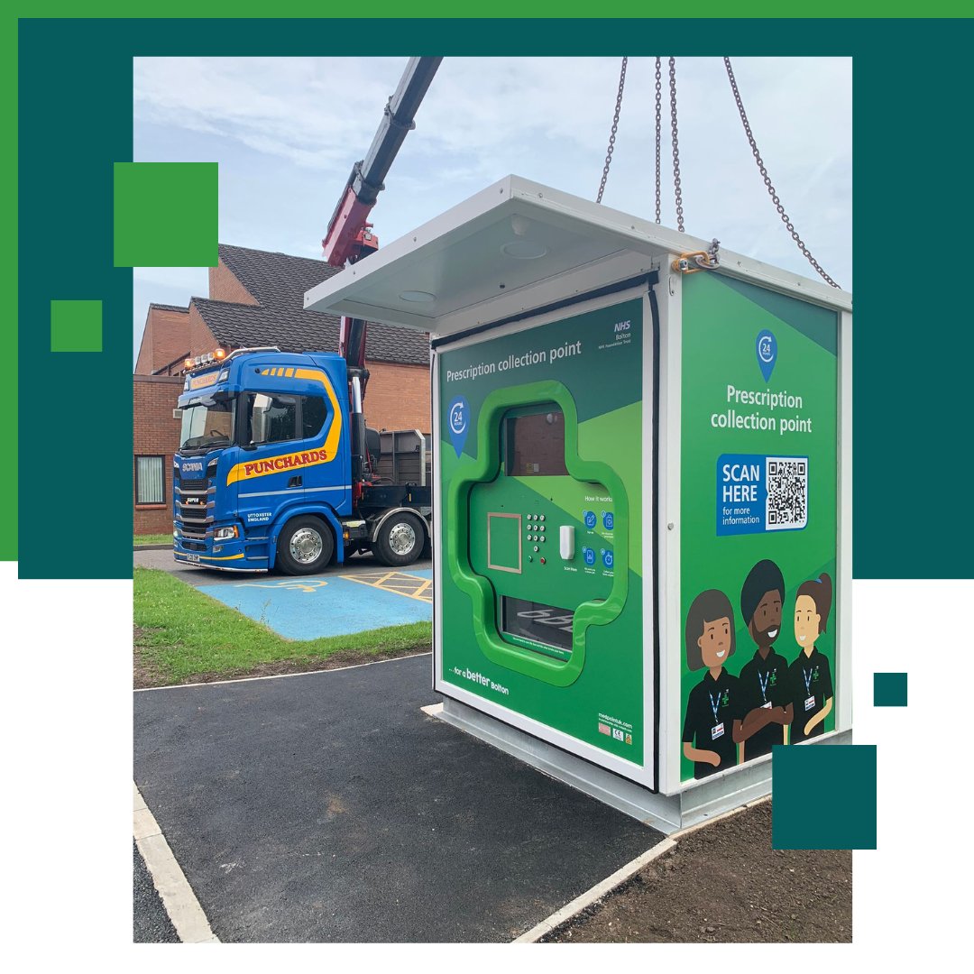 medpointUK's tweet photo. Did you see the news? @boltonnhsft has launched their first 24/7 prescription collection with a MedPoint SOLO π
Read more here: https://t.co/k9gncsw9Me
#medpoint #hospitalrobotics #247prescriptioncollection #madeinbritian https://t.co/pRCMduBjpH