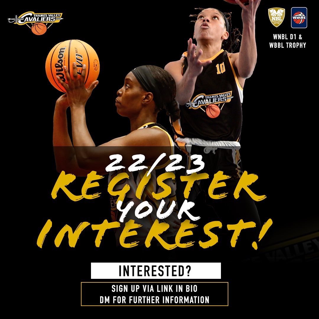 ThamesValleyWBB's tweet photo. Exciting times ahead after being a part of the first cohort invited to compete in the WBBL trophy! Let’s go TVC!! 🔥

Want to come and join the fun and take us to new heights? Register your interest via the link below:

https://t.co/p061cujet0 https://t.co/bO4phjOSO3