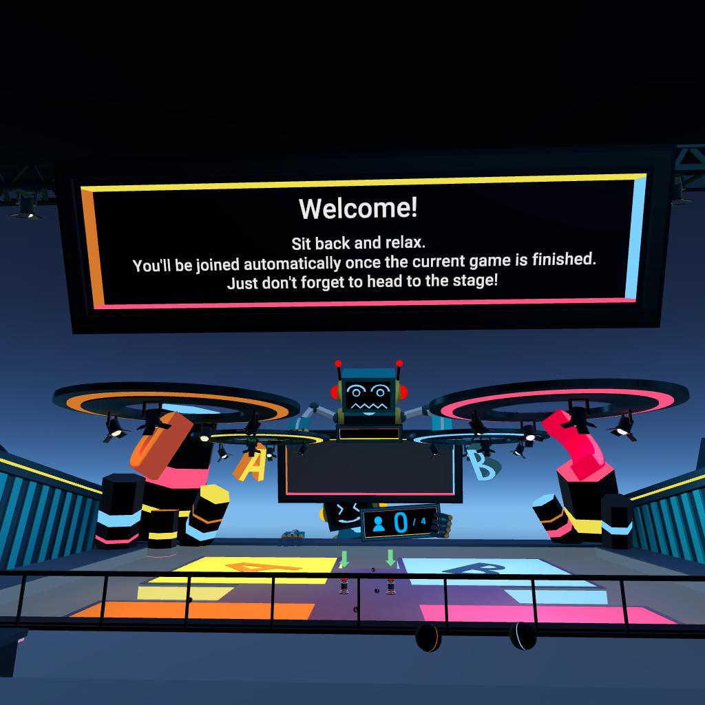 PetricoreGames's tweet photo. Excited to share that "Mob Quiz" an up to 32 player crowd focused trivia game we developed with Meta for @HorizonWorlds is now live! You can grab some friends and give it a try here https://t.co/9q3FhEMsjQ 

#vr #horizonworlds #Metaverse #MetaQuest2 https://t.co/43FQXc0ohz