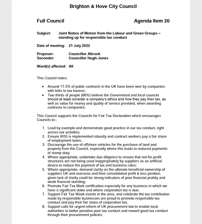 "So much of our taxes get swallowed up in government waste, corruption and tax cuts for the wealthiest, it is little wonder that many of us are livid about the recent increases to national insurance." 

Cllr <a href="/john_allcock/">John Allcock</a> kicks off item 20, Lab/Green motion on tax justice 👇