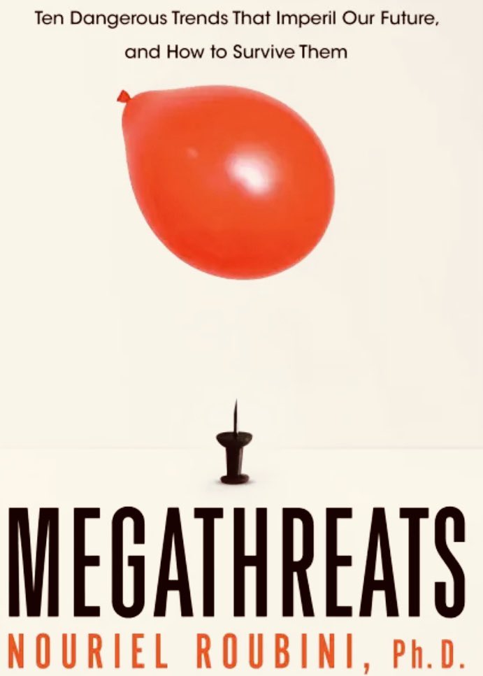 My new book “MegaThreats: Ten Dangerous Trends That Imperil Our Future, And How to Survive Them” will be published in October. You can pre-order it at littlebrown.com/titles/nouriel…