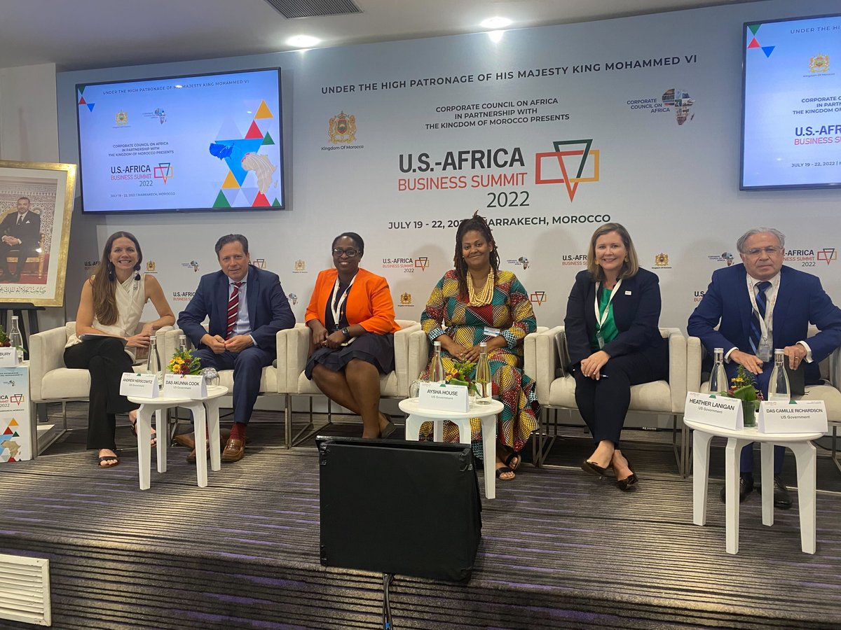 Prosper Africa (@prosperafricaus) on Twitter photo 📷The <a href="/ProsperAfricaUS/">Prosper Africa</a> Investing in Africa’s Future panel at #AfricaBizSummit, with representatives from <a href="/CommerceGov/">U.S. Commerce Dept.</a>, <a href="/MCCgov/">Millennium Challenge Corporation</a>, <a href="/DFCgov/">DFCgov</a>, <a href="/AsstSecStateAF/">Bureau of African Affairs</a>, <a href="/USTDA/">USTDA</a>, & <a href="/EximBankUS/">Export-Import Bank</a>. The U.S. Gov’t is fully committed to advancing trade and investment between the U.S. and Africa. 🇺🇸🌍 📷The <a href="/ProsperAfricaUS/">Prosper Africa</a> Investing in Africa’s Future panel at #AfricaBizSummit, with representatives from <a href="/CommerceGov/">U.S. Commerce Dept.</a>, <a href="/MCCgov/">Millennium Challenge Corporation</a>, <a href="/DFCgov/">DFCgov</a>, <a href="/AsstSecStateAF/">Bureau of African Affairs</a>, <a href="/USTDA/">USTDA</a>, & <a href="/EximBankUS/">Export-Import Bank</a>. The U.S. Gov’t is fully committed to advancing trade and investment between the U.S. and Africa. 🇺🇸🌍