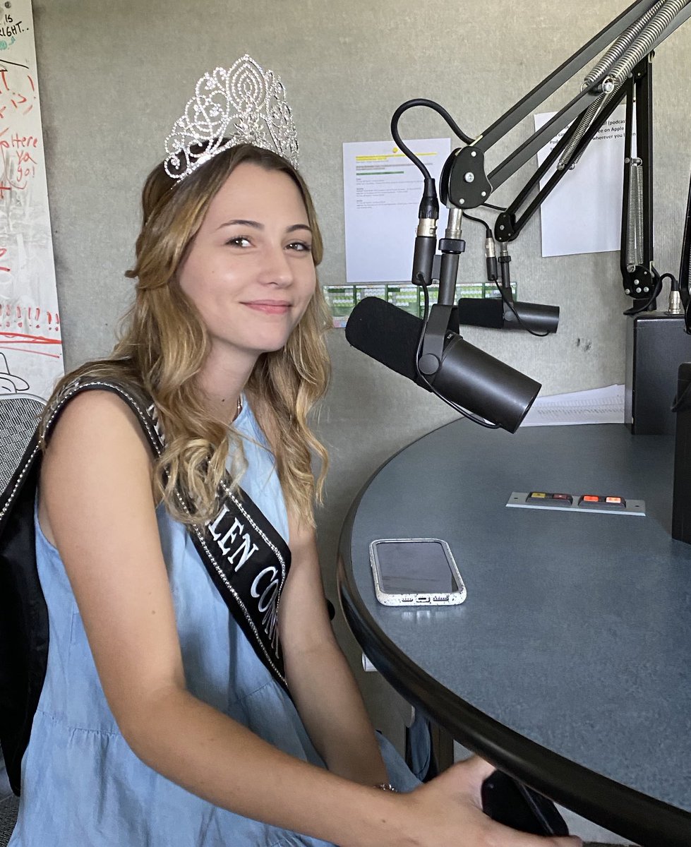BaneVincent's tweet photo. Today I escorted Miss Allen County to her first interview. She did a great job! Much appreciation to Dan Austin and K105. #danaustin #k105 #stationarybikes #buzzlightyear https://t.co/VtpUBOZx70
