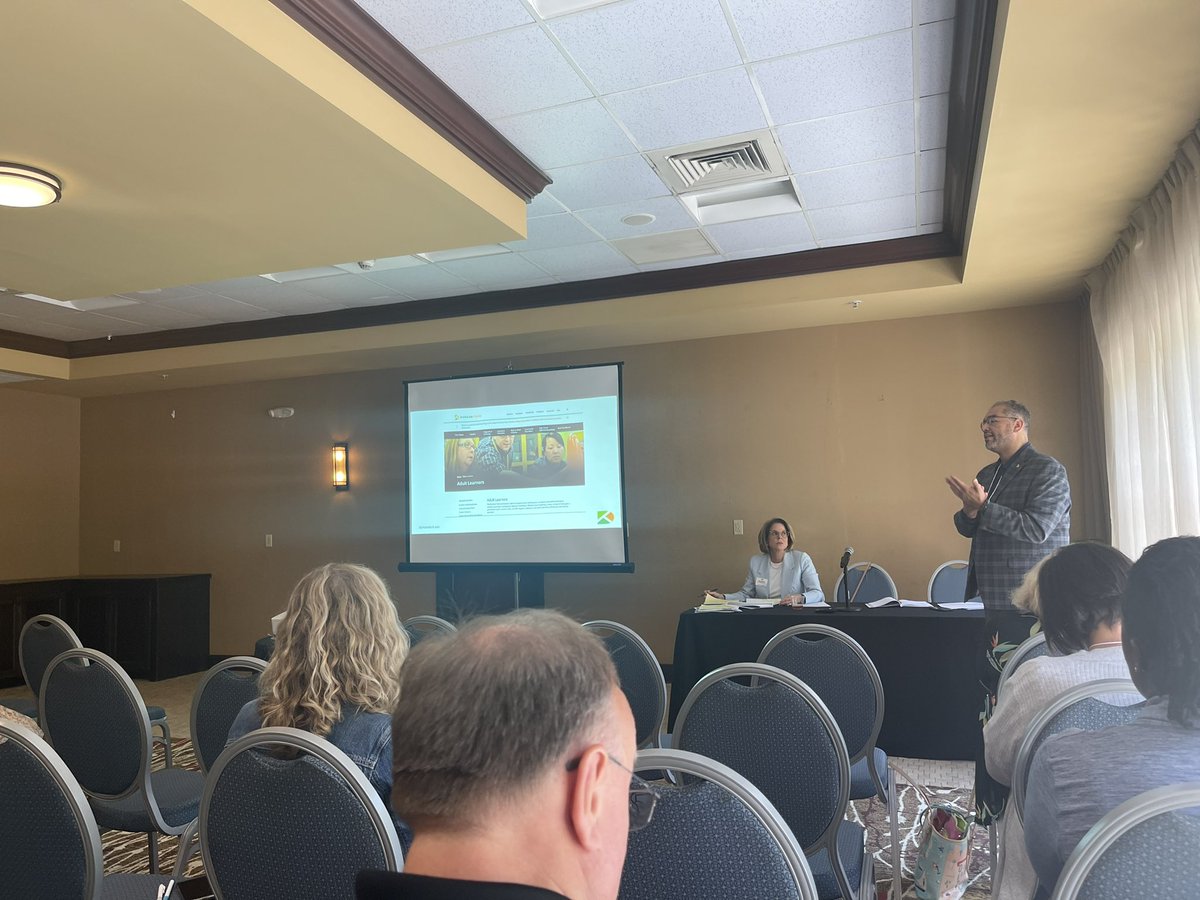 Excellent job to my colleagues @AbrahamDones & @PresLeatherwood representing @BlueRidgeCC, @durhamtech & our #Great58 @NCCommColleges discussing reinventing ourselves to reengage Adult Learners!🙌🏼👊🏼 

@myFutureNC #2millionBy2030