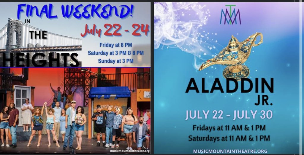 This weekend at Music Mountain Theatre!