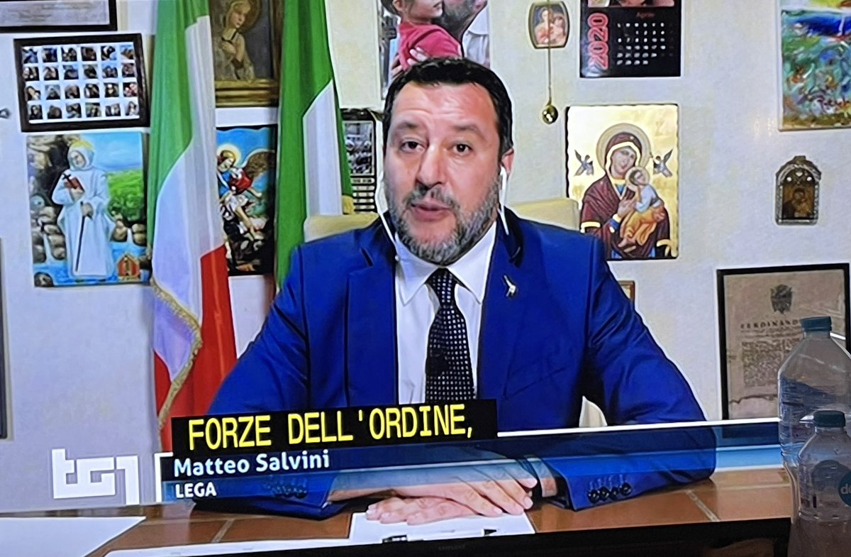 Tutte le Madonne che ha alle spalle non saranno mai in numero superiore a quelle che ho citato io ascoltandolo.