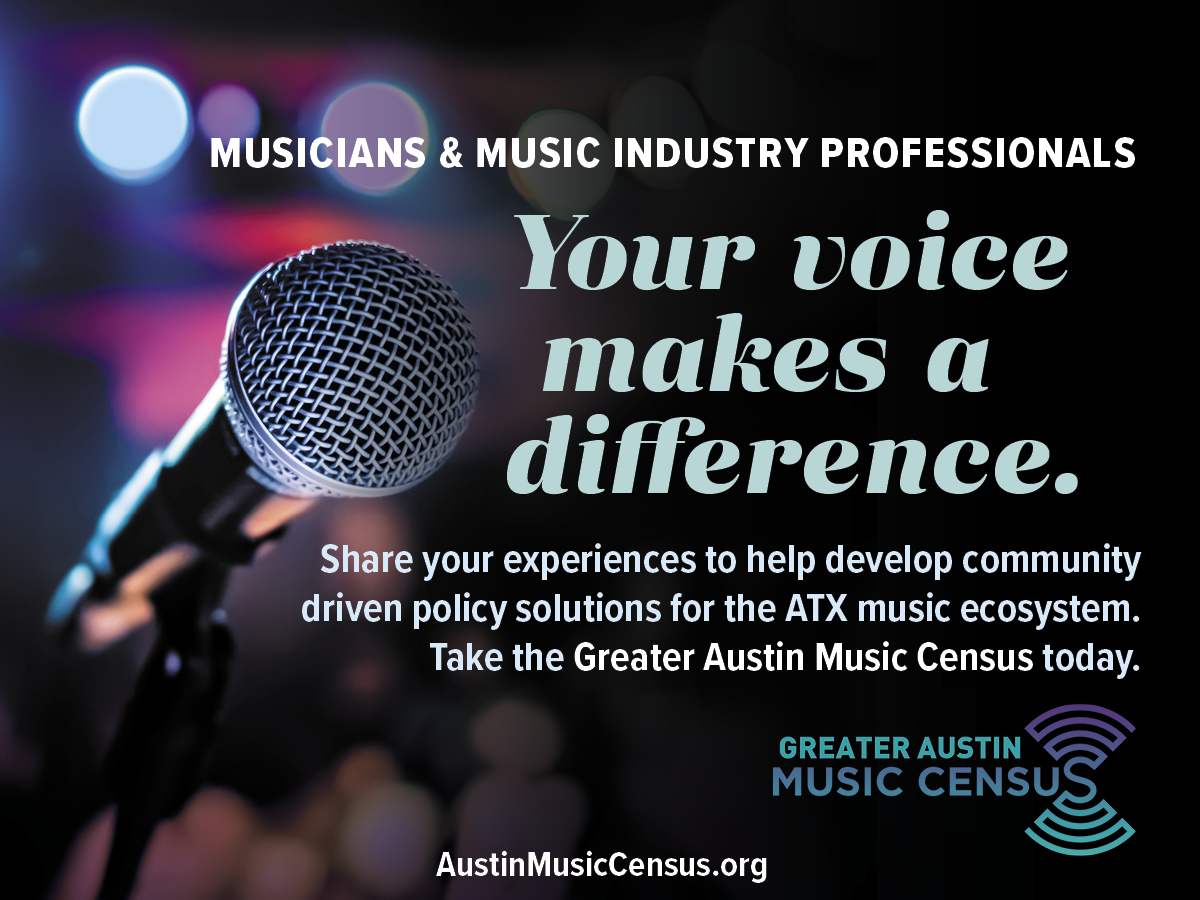 SIMSfoundation's tweet photo. Calling all Austin and Central TX music industry folks... https://t.co/RmcLsAW3nU