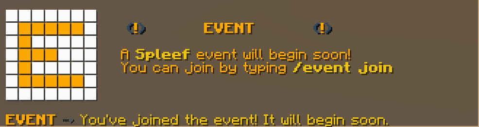 FlareMCorg's tweet photo. 👀🔥 FlareMC Sneak Peaks 3/4

🏅 We are back with the third sneak peak of the week.. Today, we will be showing off... EVENTS!

😁 You will be able to compete for prizes and rewards, such as keys!

❗️ Join Discord:
https://t.co/JyMQpqGxJ7 https://t.co/ItnIqLKIOn