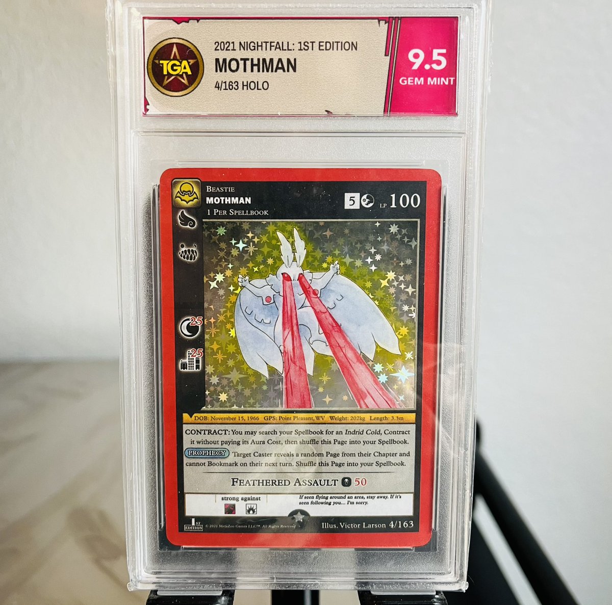 ZerafiaTV's tweet photo. Any @MetaZooGames fans?!
Just got my cards back from @tgacards and these labels are CRAZY.
The color is customizable and you can use code ZERA for 10% off 😉
#MetaZoo #GradedCards #TGACards https://t.co/4Legi2rRvP