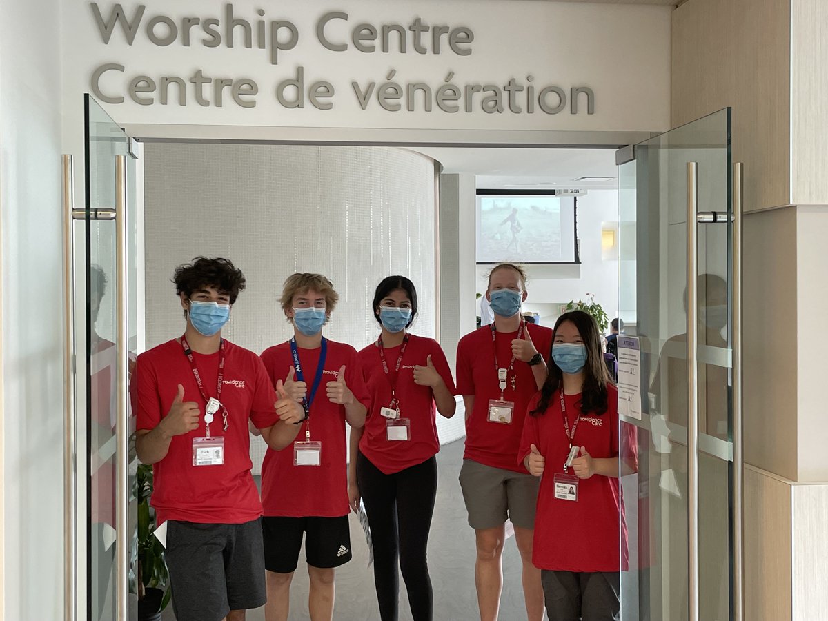 test Twitter Media - Huge shout out to our incredible summer youth volunteers who are finishing up their second week volunteering at Providence Care. 🥳
Over 50 students between the ages of 14-18 are gaining hands on experience in a health care environment and bringing tons of joy to those we serve! https://t.co/e6AB79hJbj
