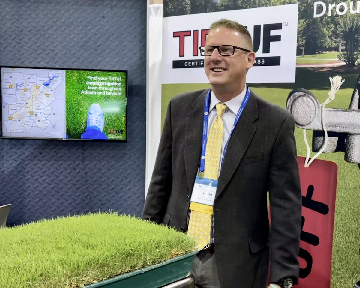 Tolar Capitol Partners, Inc. (@tolarinc) on Twitter photo Congratulations to Dr. Brian Schwartz of <a href="/UGAExtension/">UGA Extension</a>. He received a special award for his work in #waterconservation with the development of #TifTuf bermudagrass. It uses 38% less water than the most common bermudagrass. <a href="/tweet_gawp/">GAWP</a> <a href="/UGATurfgrass/">UGA Turfgrass</a> <a href="/UGA_CollegeofAg/">UGA Agricultural & Environmental Sciences</a> Congratulations to Dr. Brian Schwartz of <a href="/UGAExtension/">UGA Extension</a>. He received a special award for his work in #waterconservation with the development of #TifTuf bermudagrass. It uses 38% less water than the most common bermudagrass. <a href="/tweet_gawp/">GAWP</a> <a href="/UGATurfgrass/">UGA Turfgrass</a> <a href="/UGA_CollegeofAg/">UGA Agricultural & Environmental Sciences</a>