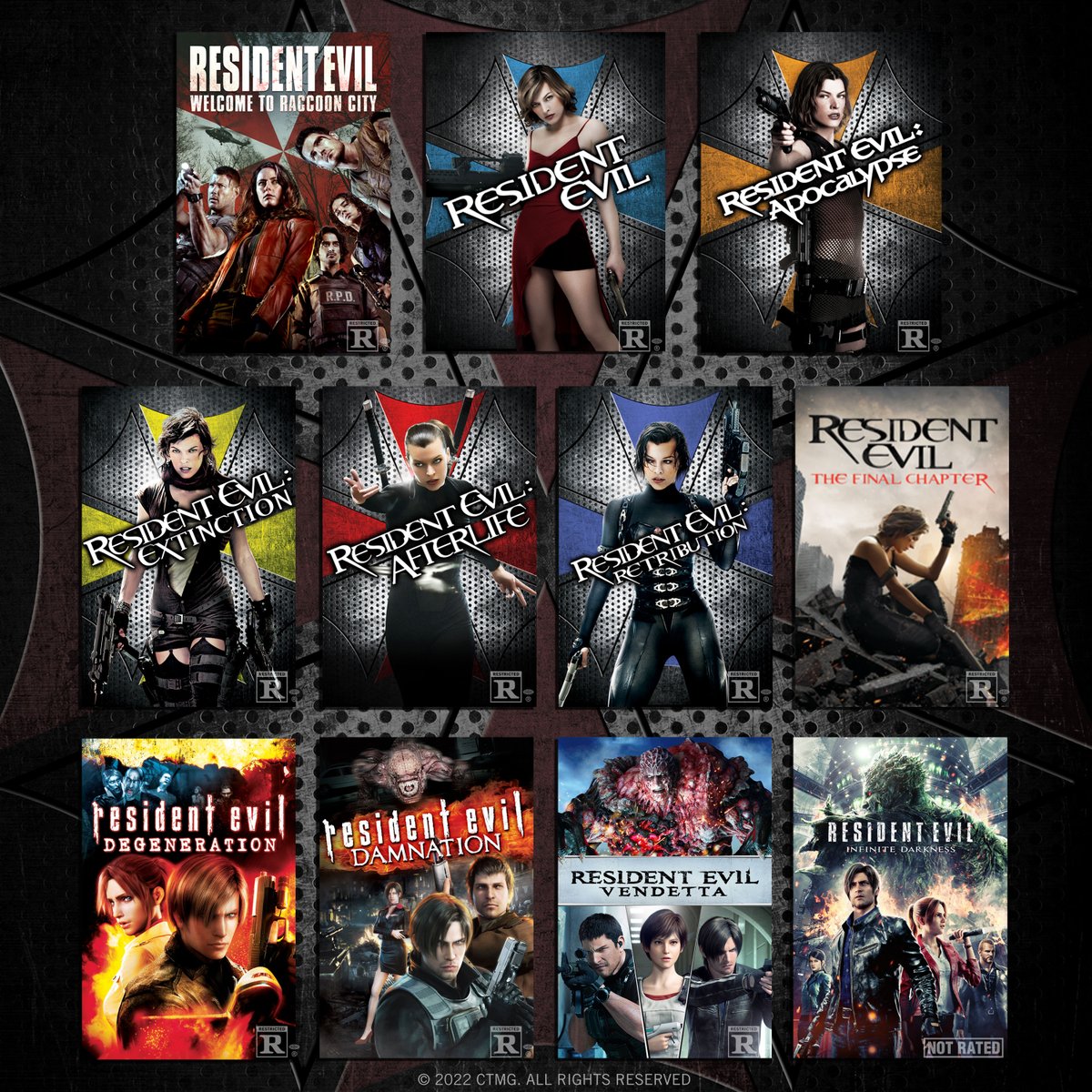 Every Anime Resident Evil Movie, Ranked