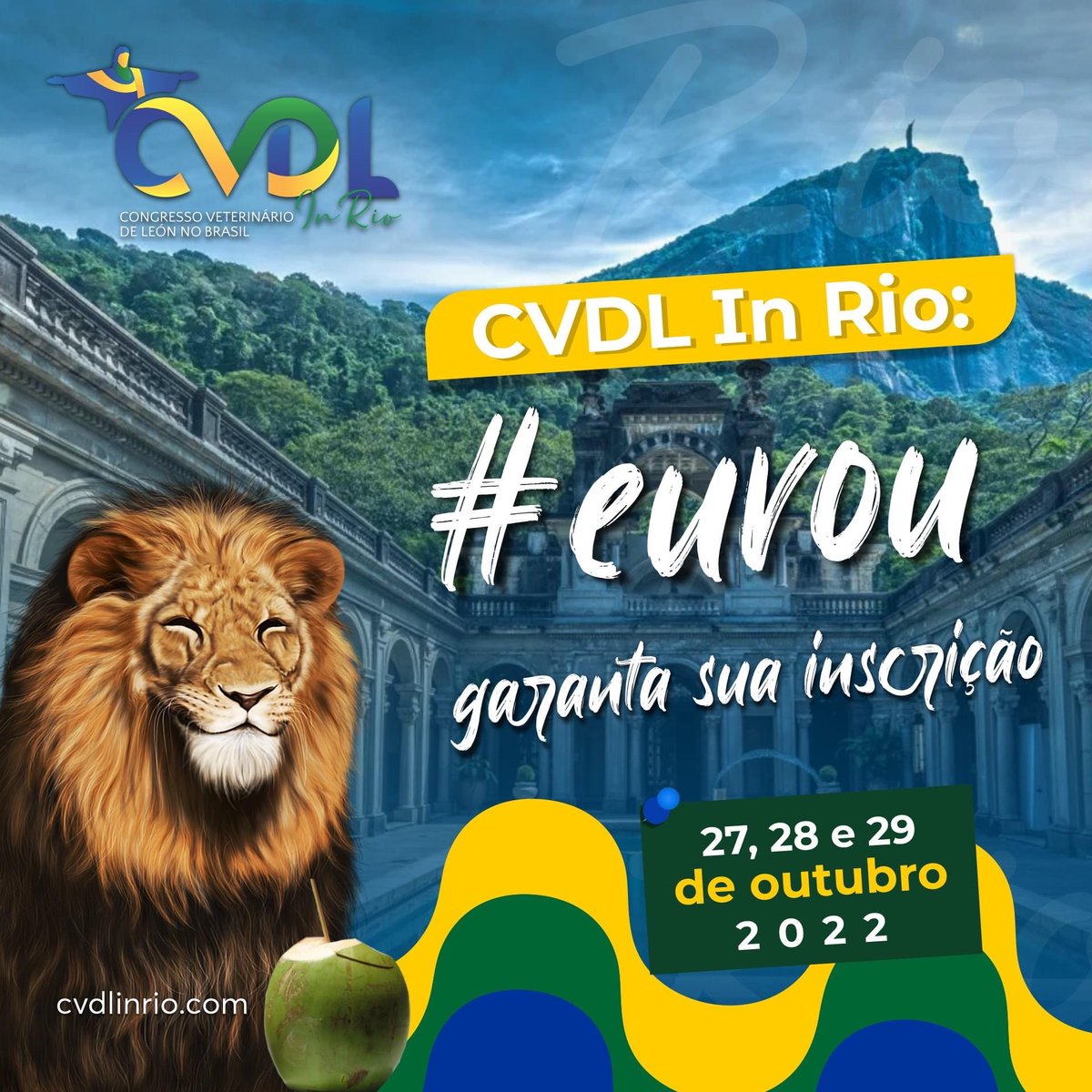 SQUENDA's tweet photo. 📍 @CVDL IN RIO 
📆 27, 28 y 29 de Octubre 2022
📍  Ubicación: Centro de Convenciones - Riocentro, Brasil
📩  Informes: cvdl@inrio.vet.br 
#CMGROUP #CVDL #CongresoMVZ https://t.co/rj5KIulgFa