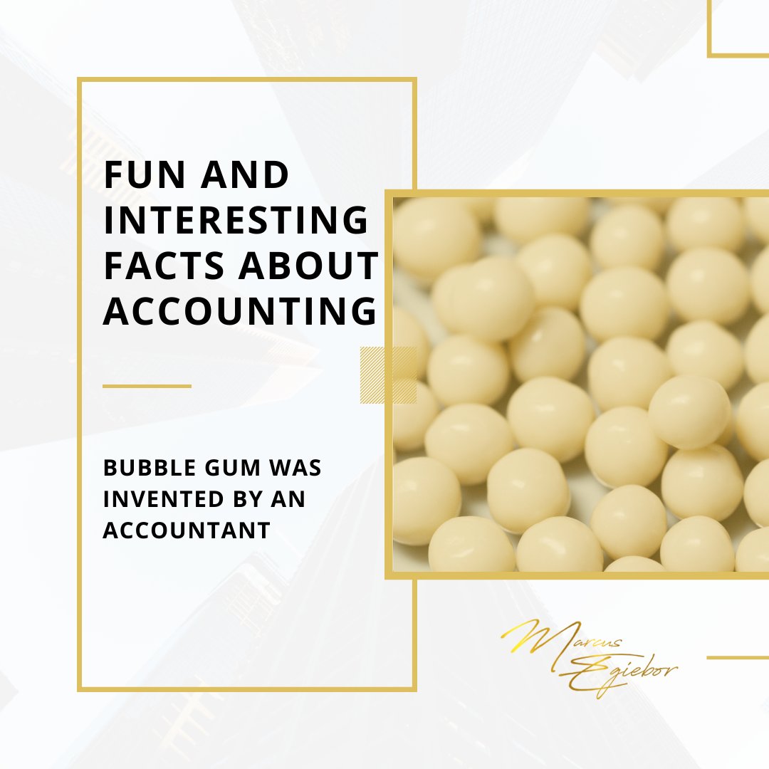 marcusegiebor's tweet photo. Walter E. Diemer, as a 23-year-old accountant, accidentally invented bubble gum while testing recipes in 1928. The inventor once said when asked how it got its color “Pink food coloring was the only thing I had on hand.”

#accounting #accountant #theinsuranceguru #insuranceaccess https://t.co/puGtdBRWor