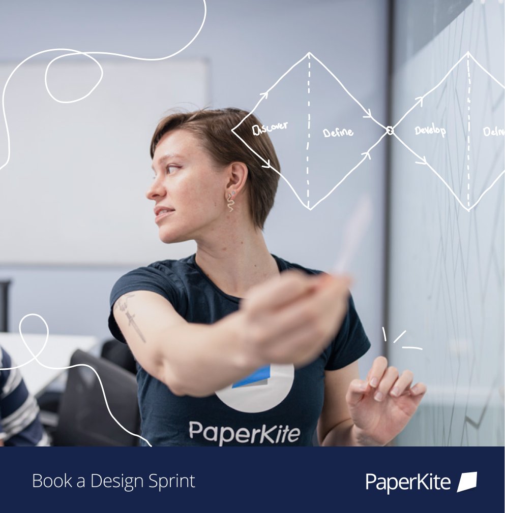 paperkiteltd's tweet photo. The PaperKite Design Sprint helps you overcome inertia, avoid paralysis by analysis, and make progress - fast!
Want to know more? Get in touch
https://t.co/0MsFZGd8Sh
#paperkite #betterdigitalexperiences #tech #digital #ux #design #appdevelopment #designsprint #googleventures https://t.co/7uQDVv8222