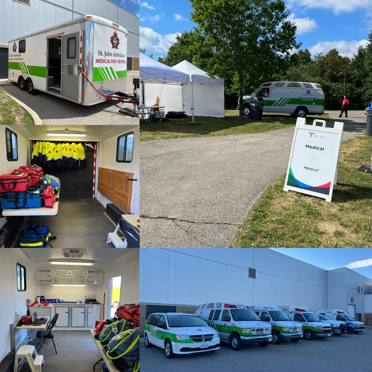 SJAMississauga's tweet photo. Happy to be out @sauga2022games provide#ing spectator medical &amp; working with all our medical response partners in the Mississauga community incl @Peel_Paramedics https://t.co/aTGDnrD4fV