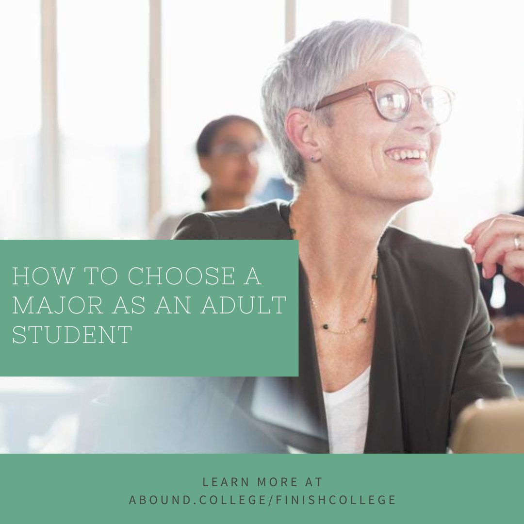Going back to school as an adult is pretty common these days. Read on as we’ll talk about the most important things you need to consider while researching what field of study you want to advance in and which university to choose.

abound.college/finishcollege/…
