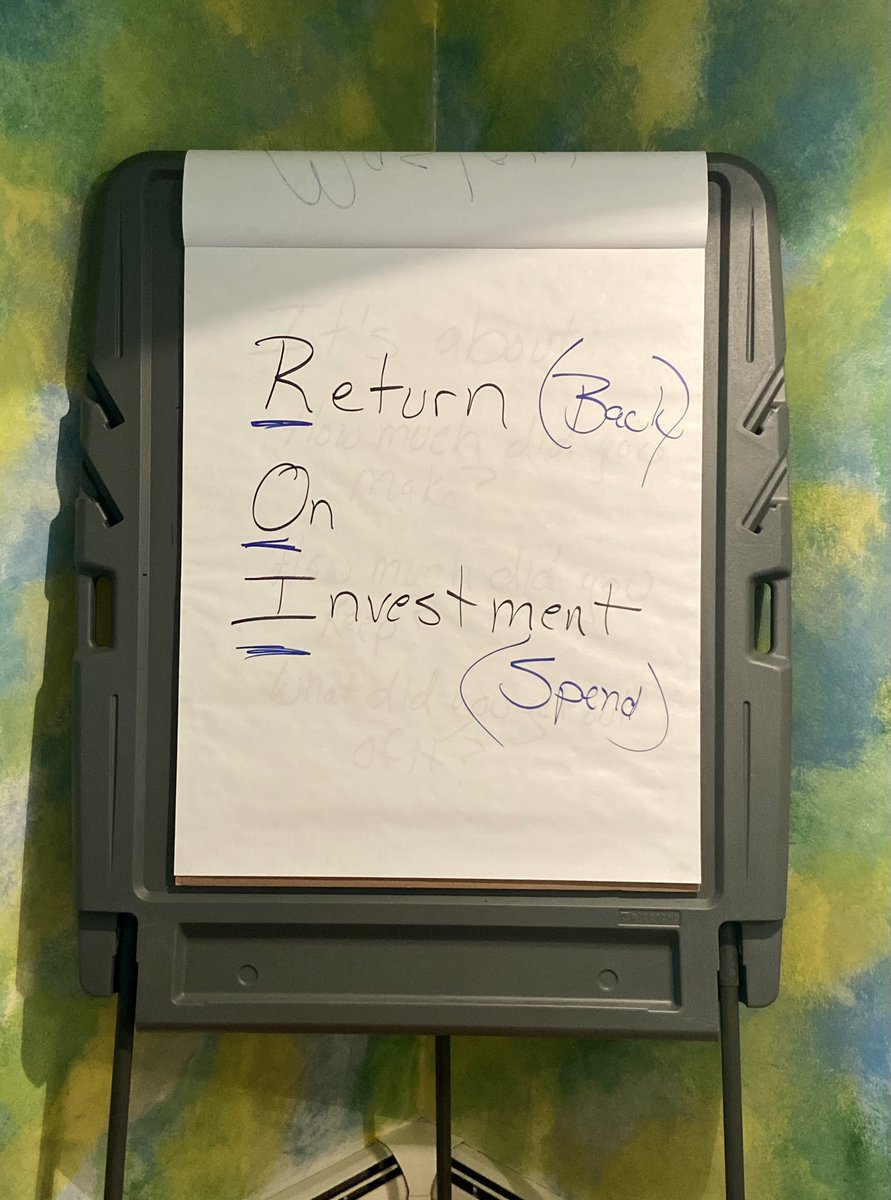 themeetguide's tweet photo. If you know me, you know I love my flip charts! This one was from my last CMP class when we were discussing Return on Investment.

My next virtual CMP class will be early this fall. Dates TBA soon!

New Student interest form: https://t.co/qebsIedQKW 

#cmpclass #cmpprep #cmpexam https://t.co/ucpVO0FlOT