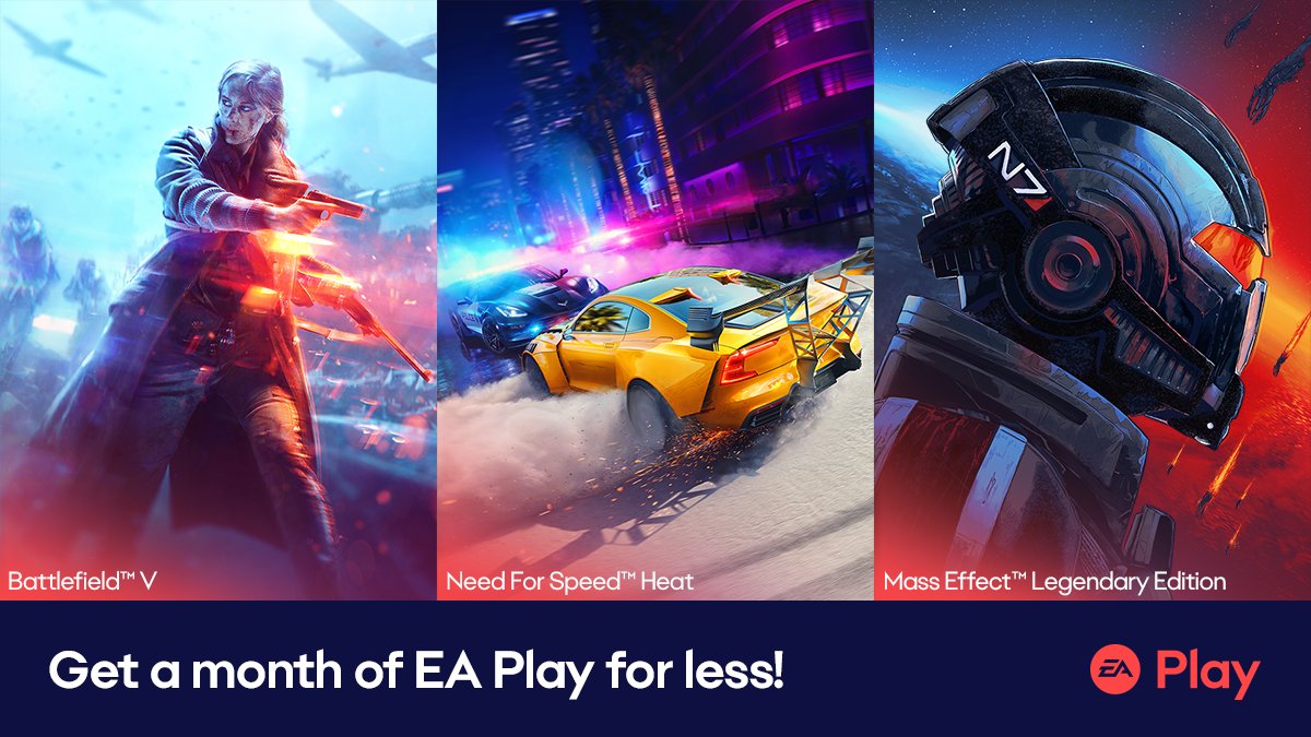 Play on Twitter: "For a limited time new members on PlayStation, Steam, and Origin can save on their first month of EA Play! Learn more https://t.co/GCCsxYMbDz https://t.co/7IDrFSLj3Z" /