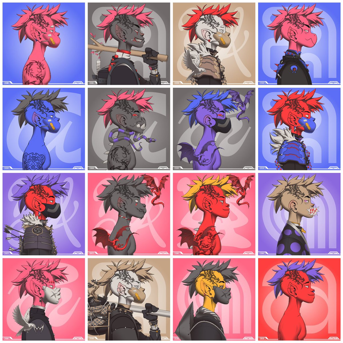 GoldenBronny's tweet photo. @niwanft Dragon Mohawks from @AkumaOrigins https://t.co/NnbwXk8jm8