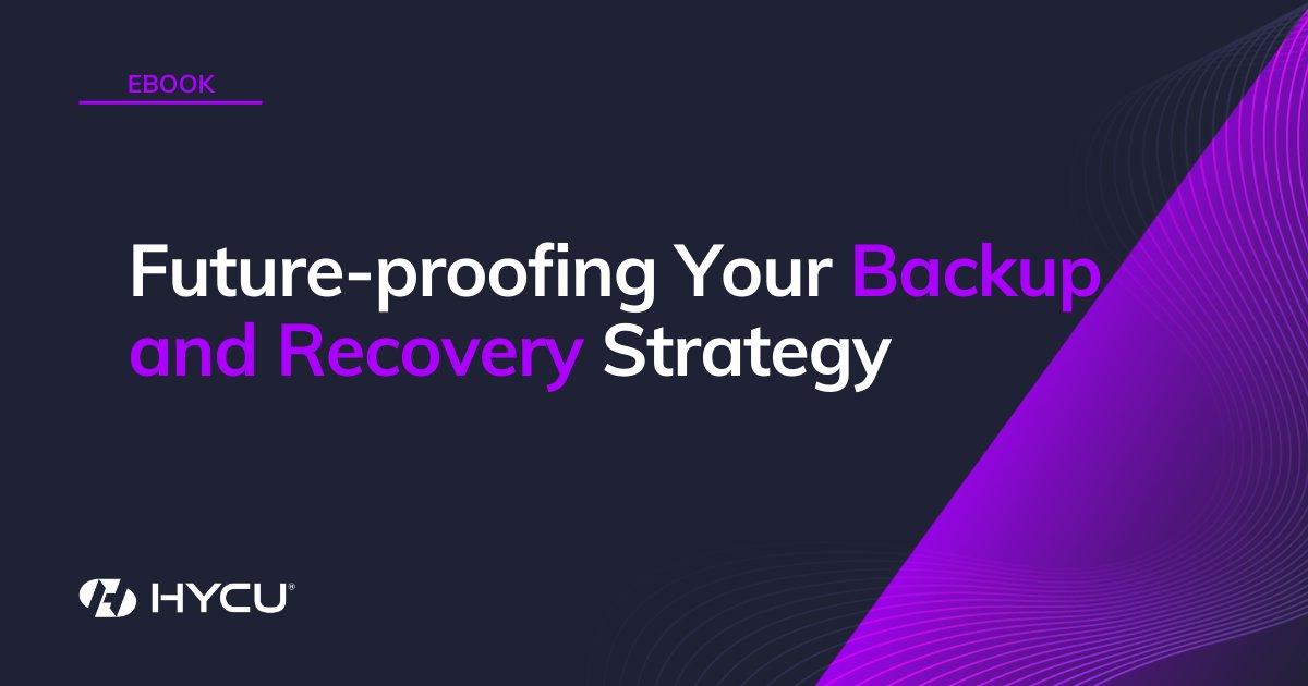 The right #backup and recovery strategy will provide IT organizations with the control they need to pair with the speed and agility of their cloud-driven workloads today—and tomorrow

bit.ly/3zMueim

#ransomware #dataprotection