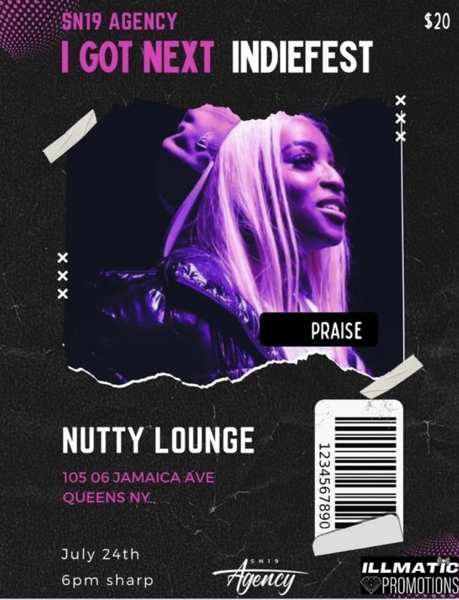 VisionVerse_VVS's tweet photo. @iampraise__ is popping out in QUEENS this weekend!🥳🔥🔥 Prices going up on shows soon, be a part of the come-up! Pop out and make this weekend one for the books! #queens #upcomingrapper #femalerapper #brooklynrapper #undergroundrap https://t.co/DExiS3JWK6