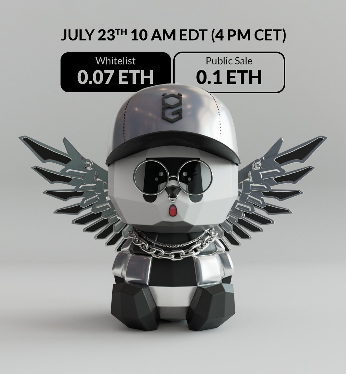 🚨 Minting starts 23th of July - 10 AM EDT

🐻 Minting price exclusive for #WL: 0.07 ETH 
🚀Private sale will begin in few days, buckle up
🍯 Join it at 👉 orsettogang.com

#NFTs #NFTCommunity #NFTcollector #NFT #NFTdrop #NFtart #party #OG #NFtcaollection