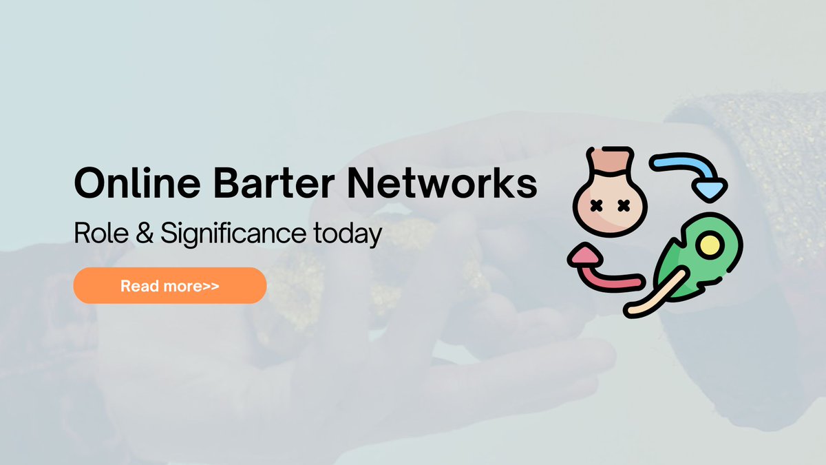 iscriptsdotcom's tweet image. Online Barter Networks are gaining more significance! Here’s why: hubs.la/Q01hjhhZ0

#Barter #iScripts #BarterNetworks