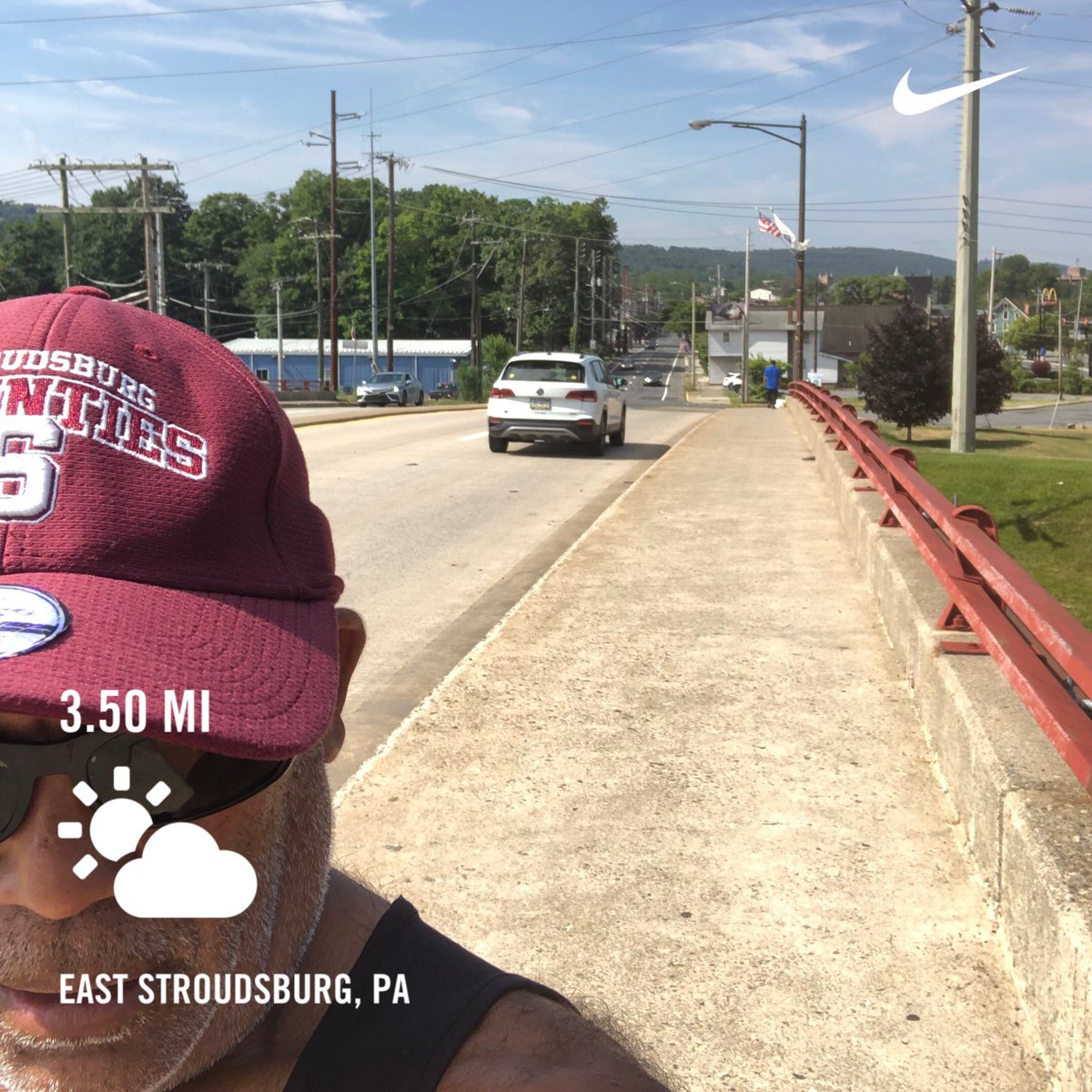 Suarez12Nick's tweet photo. Is not about heat or cold, is always about dedication. #NeverGiveUp #charitymiles #parunner #poconos #runalone #COPD #lungcancer #run #igrunners #cancersuck https://t.co/NbuBz59dqg